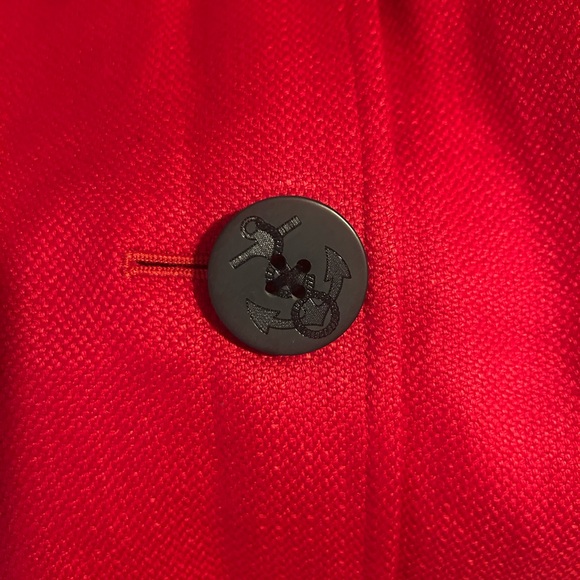 Ralph Lauren Women's Bold Red Blazer With Nautical Buttons and lined - Picture 5 of 5